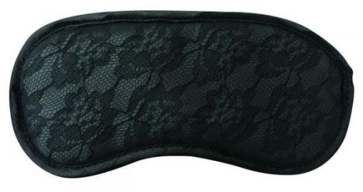 Midnight Lace Blindfold Black O/S