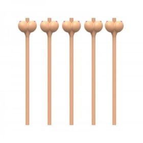 Boobie Straws Beige 6 Pack