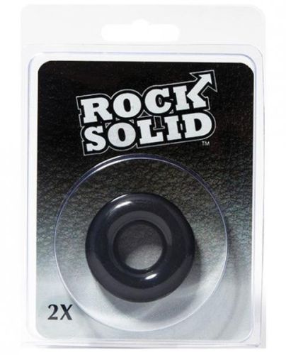 Rock Solid 2&quot; Black Donut Ring
