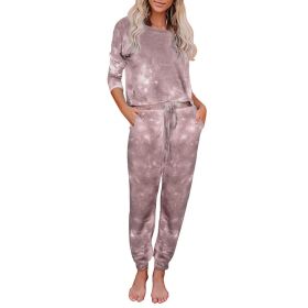 Two Piece Set Tracksuit Women Clothes (Option: Red-XL)